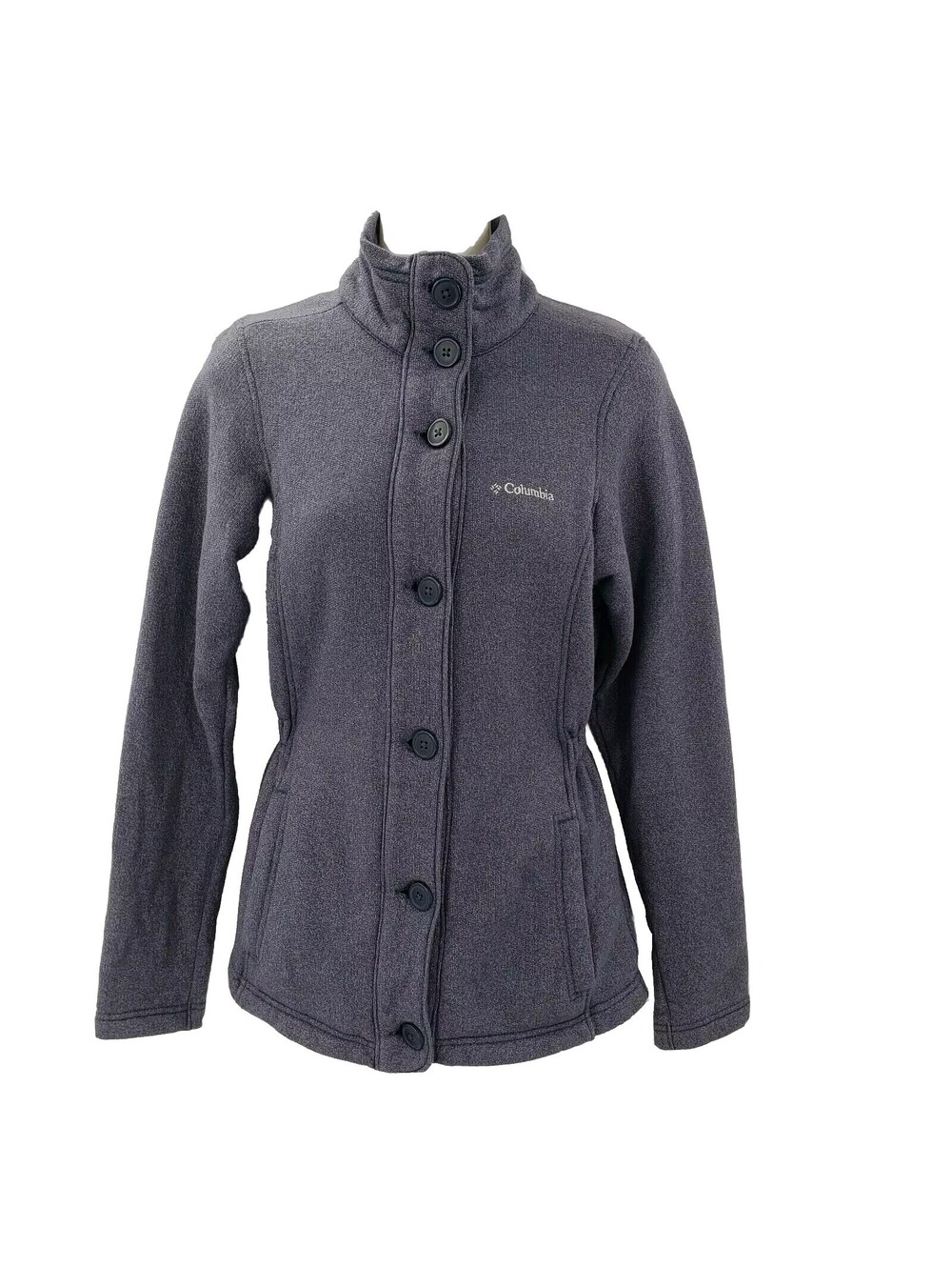 Columbia Jacket Sweater Women's XS Felix Peak Blue Button Up Lightweight